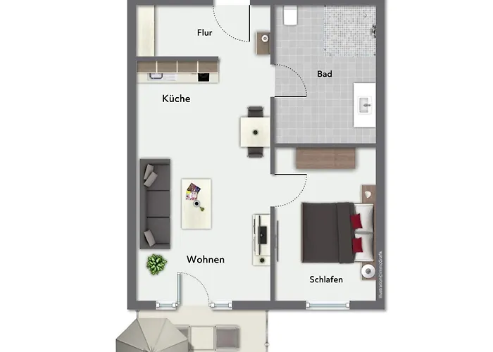 Baltischer Hof 06 Apartman *